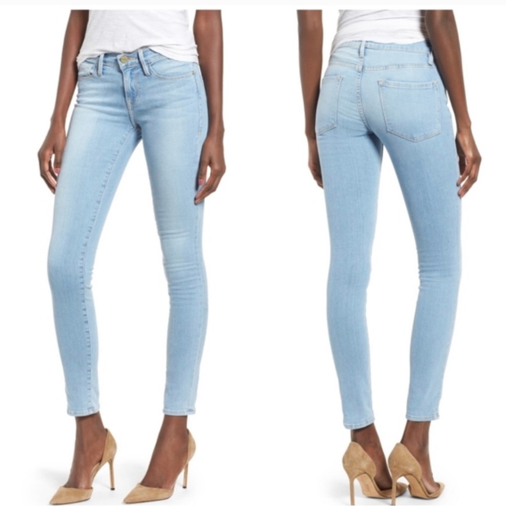 FRAME! Le Skinny de Jeanne Jeans in RedChurch Street, sz 30